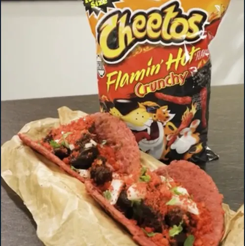 Cheetos Flamin Hot Tacos