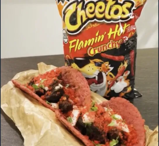 Cheetos Flamin Hot Tacos